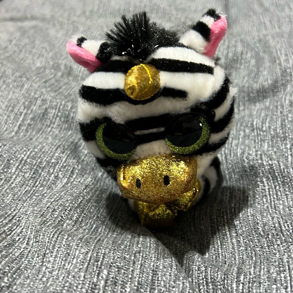 Coco Surprise ZEBRA Plush Unicorn RAINBOW EUC